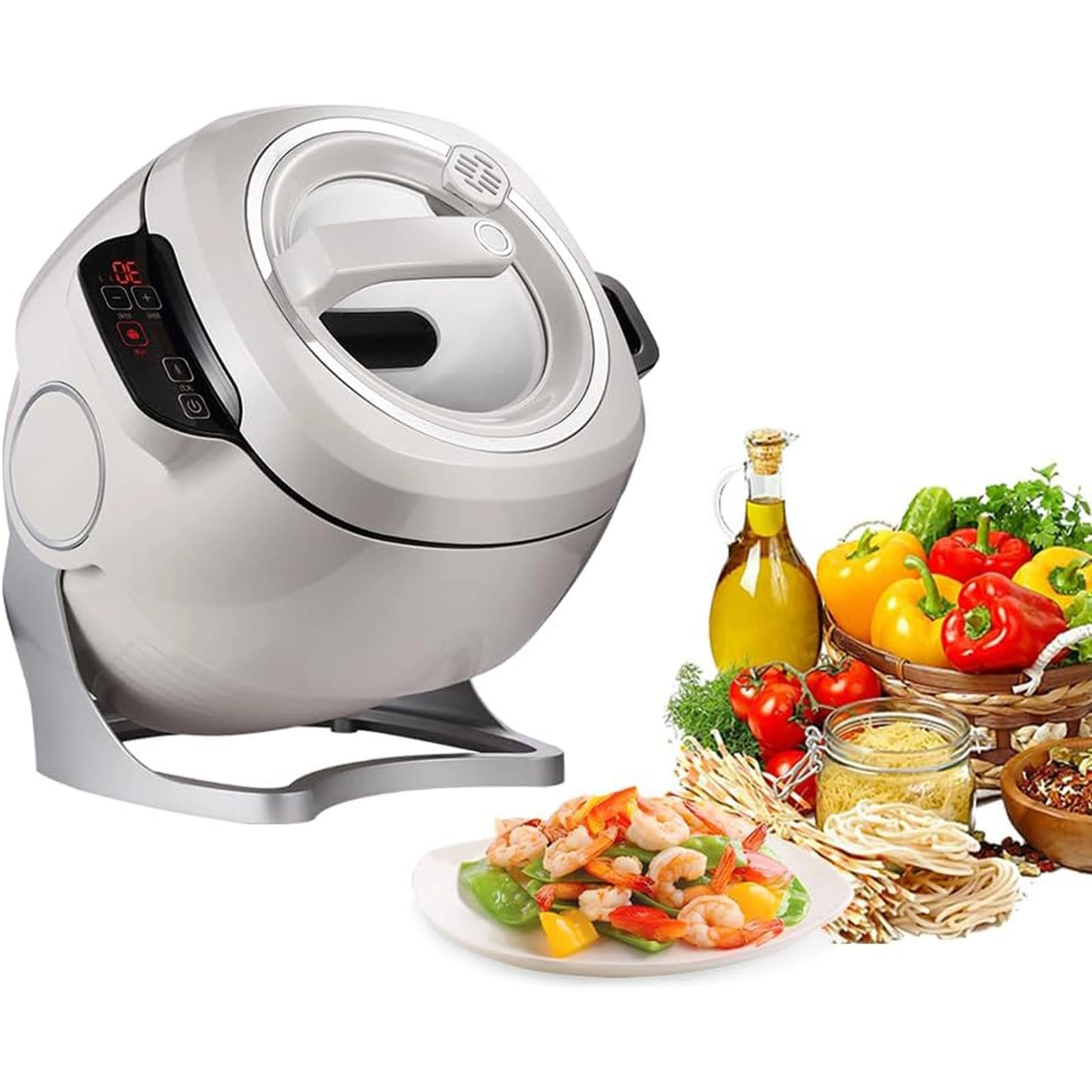 GHRERTX Automatic Cooking Machine - 6L