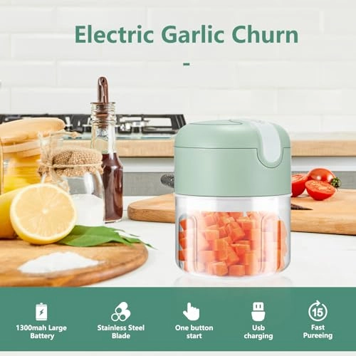 Mini Food Chopper - 250ML USB Charging Portable