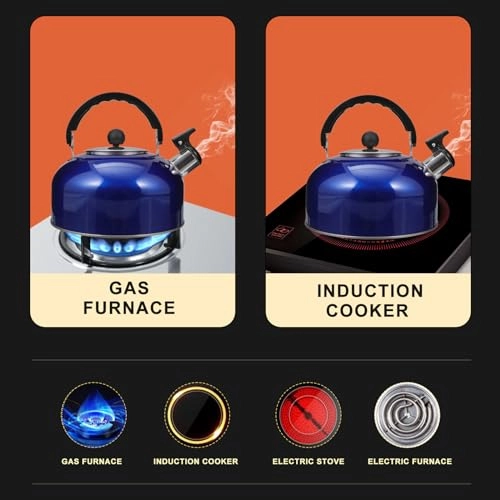 Pot Pipe Kettle - Stainless steel Whistling Stove Top