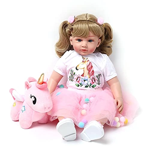 Rebirth Baby Doll - 48cm/58cm Silicone Limbs Cloth Body Panda Clothes Gift Set