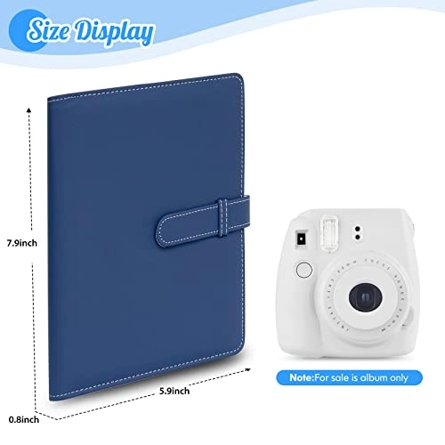 3.5x2.3" 256 Pockets PU Leather Photo Album