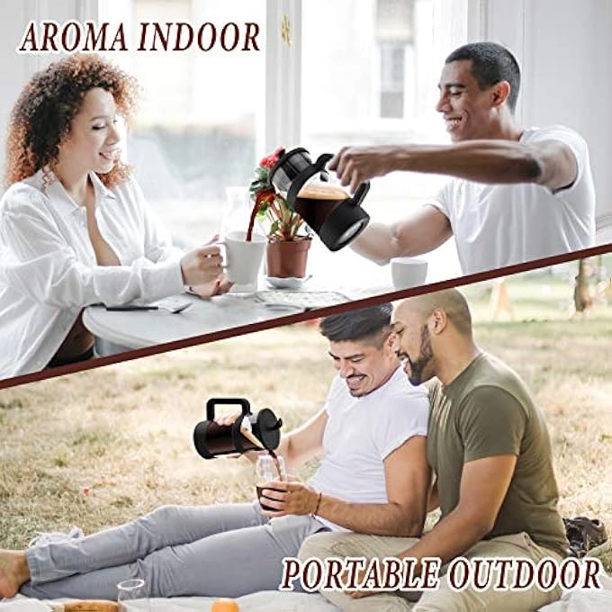 French Press Coffee Pot - 34Oz 1000Ml