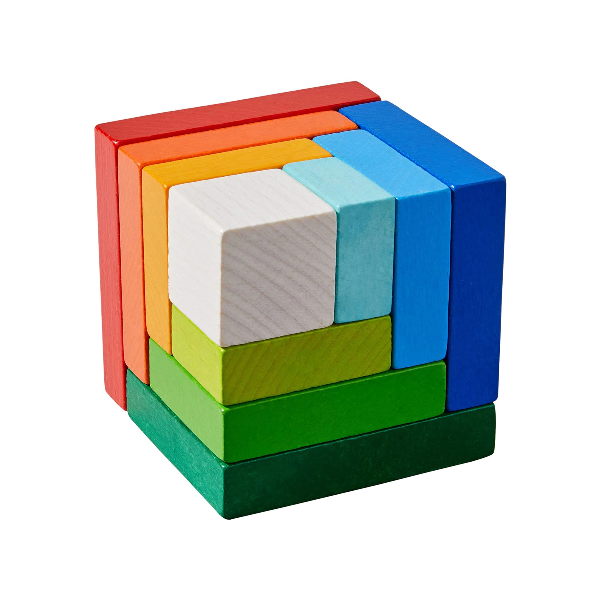 HABA Rainbow Cube - 12m+ 10 pieces
