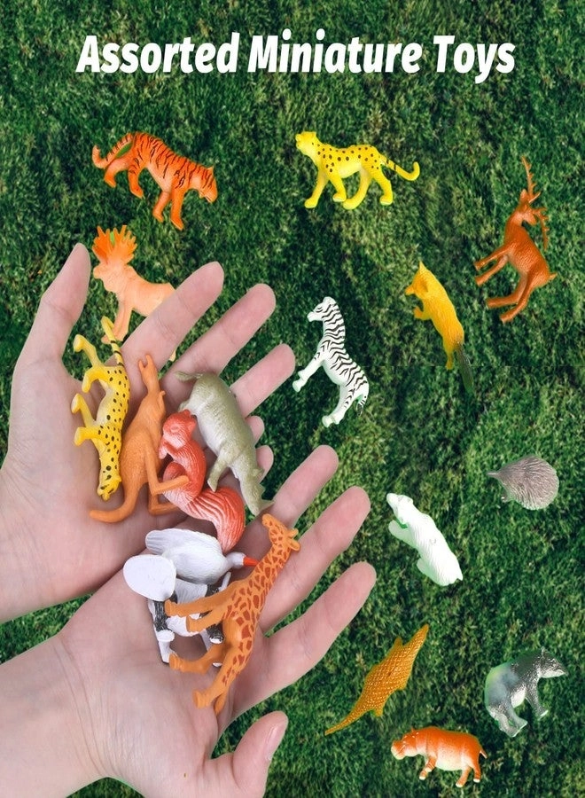 Realistic Animal Toys - Tiger,Lion, Elephant 58PC