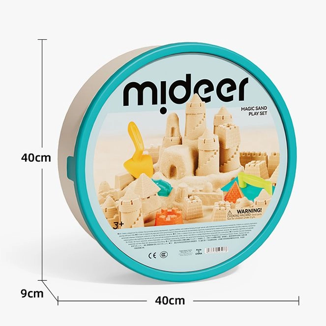 Magical Sand Play Set - 23 Plastic Molds 3+