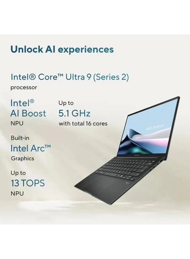 Zenbook 14 UX3405CA-PZ060W - 14'' Core Ultra 9-285H 32GB DDR4 1TB SSD