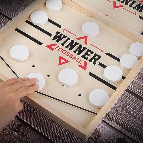 Sling Puck Game - 2 in 1 Wooden