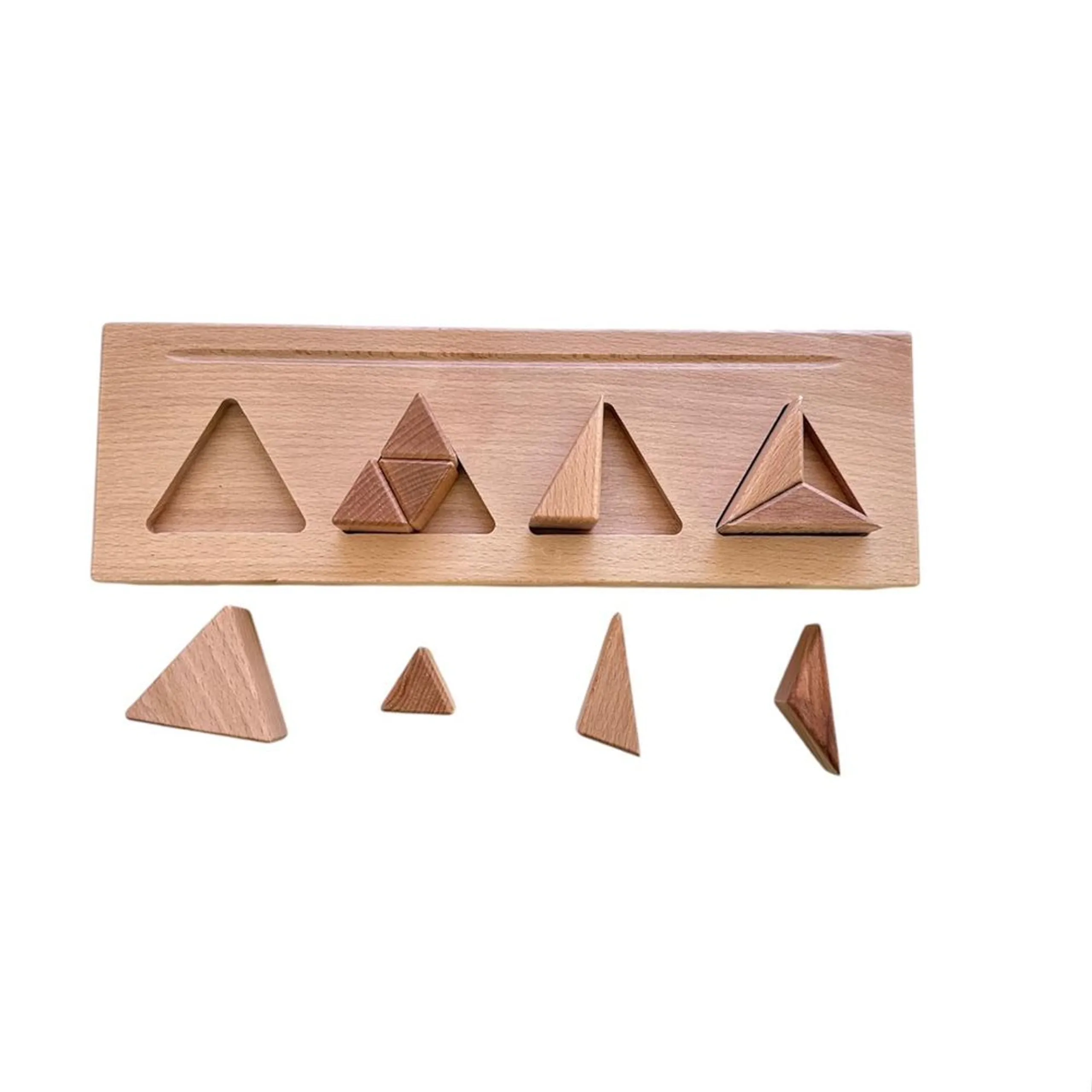 Fraction Board Triangle - Suitable for 3 years and above 11 pieces