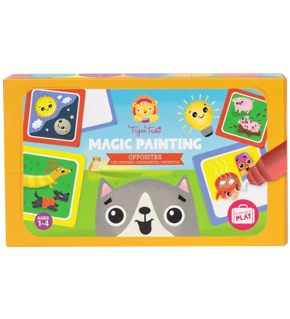 Magic Painting - Opposites - 3+ years 26 pcs