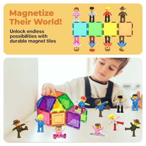 Magnetic Character Action Figures - 15 pcs