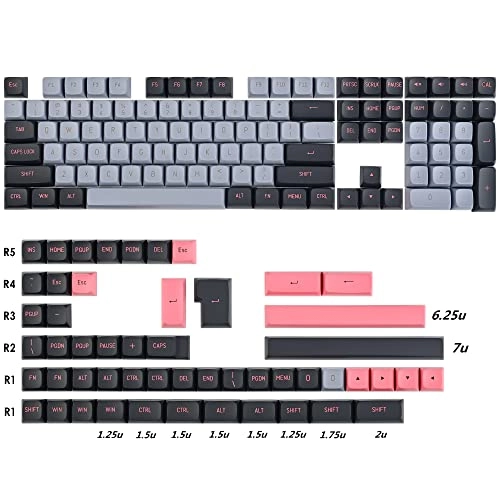 8008 Keycaps - US/UK