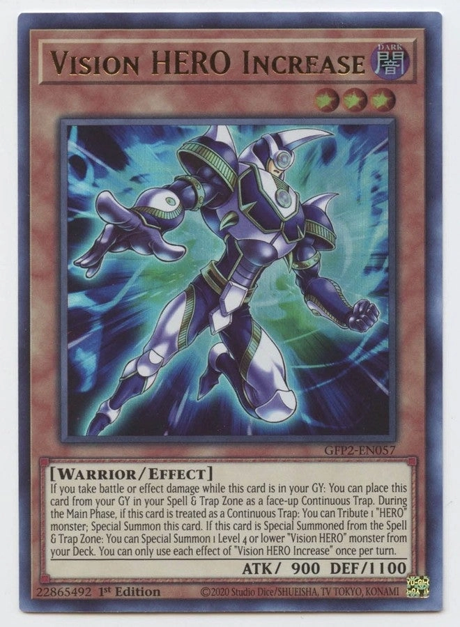 Yu-Gi-Oh! Vision Hero Increase GFP2-EN057 - English