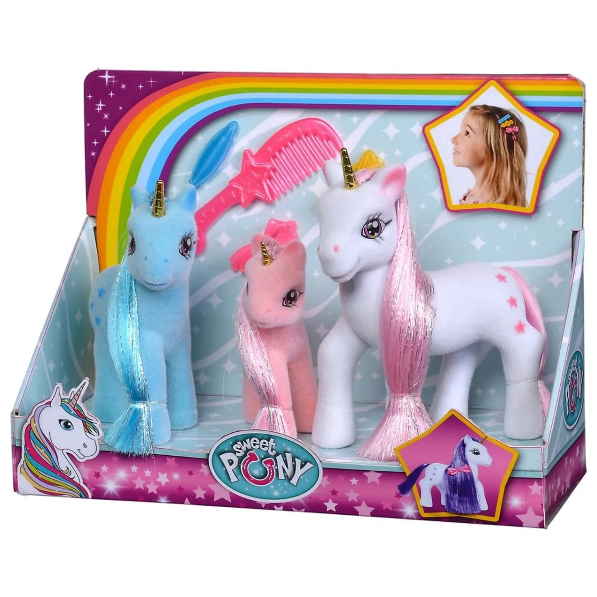 Sweet Pony Unicorn 30.5 cm - Glitter Wings 3 Pcs