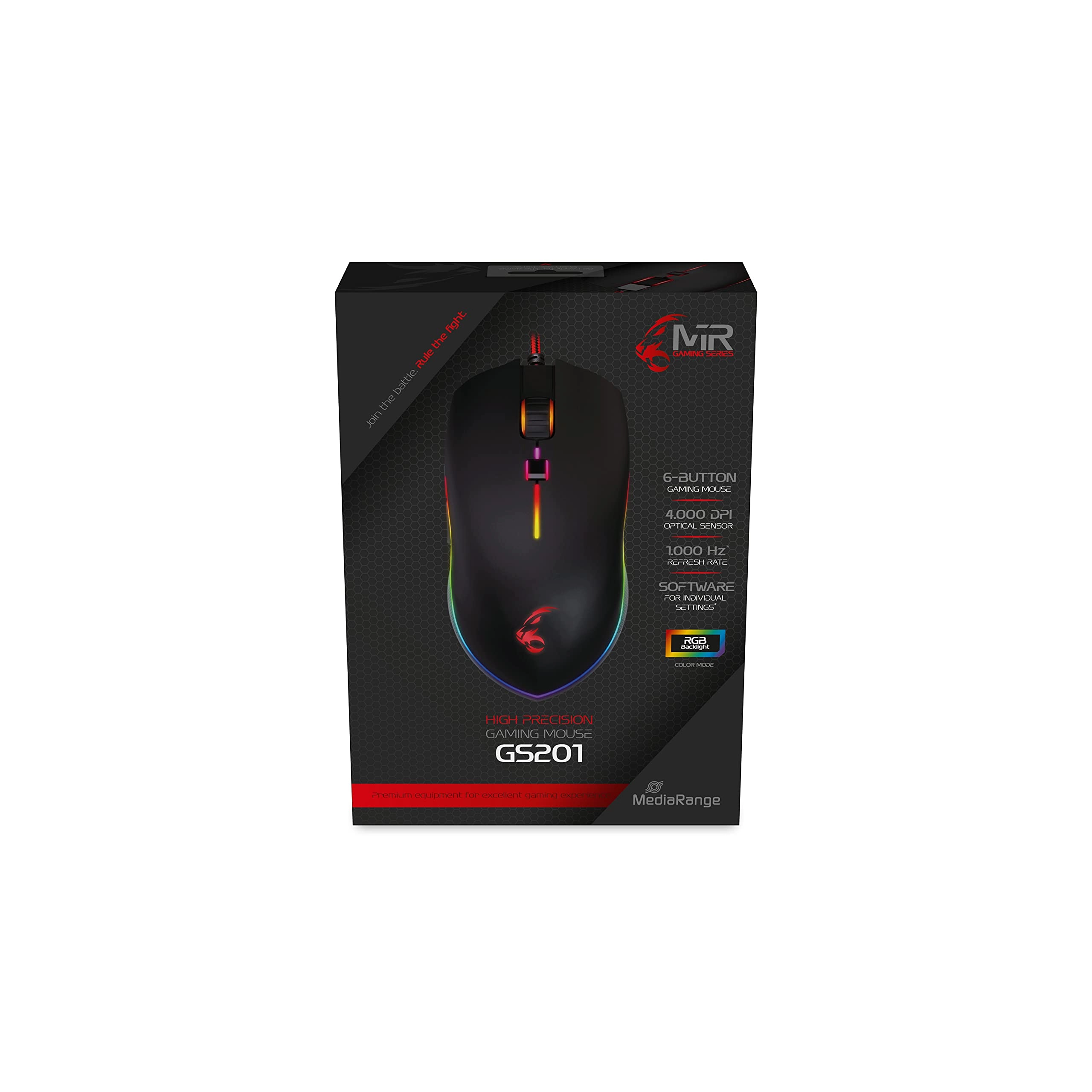MediaRange MRGS201 Gaming Mouse - USB