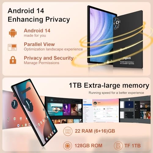 Tablette Tactile - 128GB 10.1"