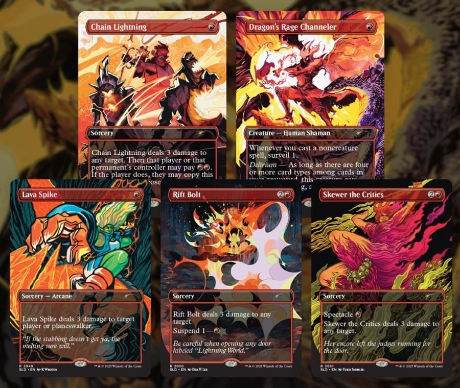 MTG Decks & More Secret Lair: Everything is ON FIRE - Non-Foil Edition