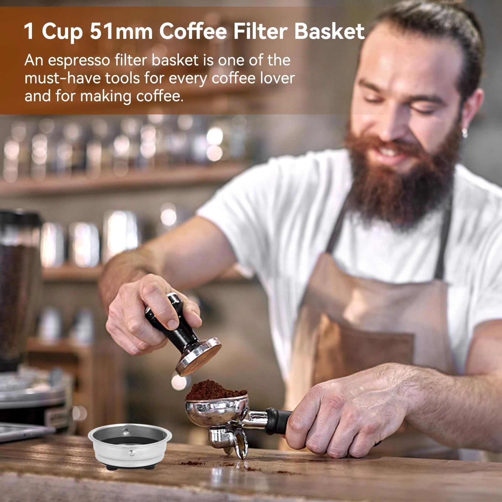 Coffee Filter - 51mm Double Layer Pressurized