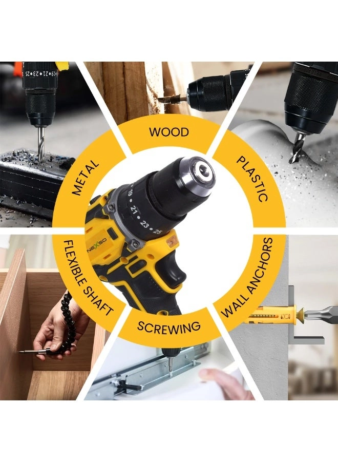 Cordless Drill - 21V 2000mAh