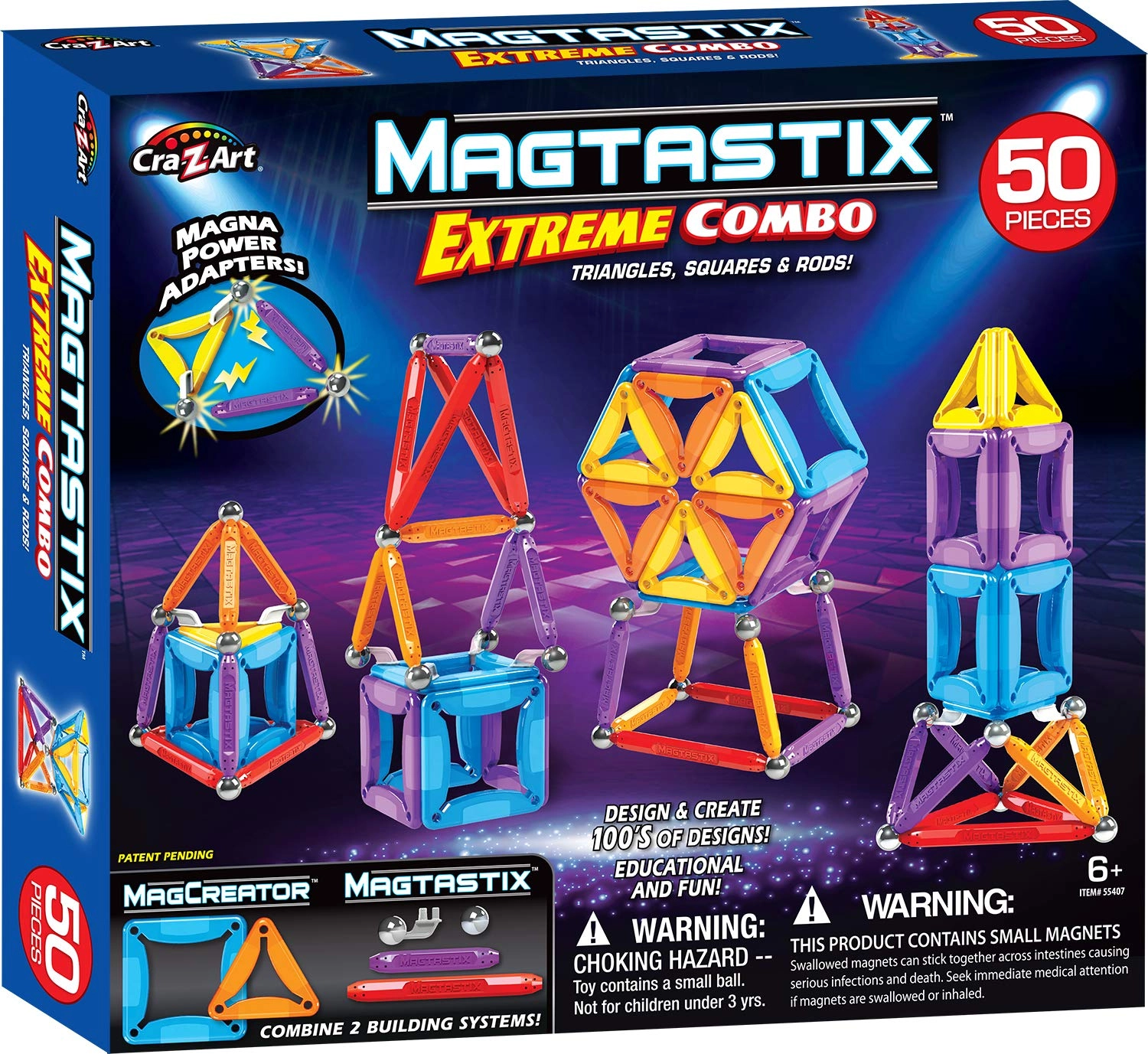 Cra-Z-Art Magtastic - 50 Piece Magnetic