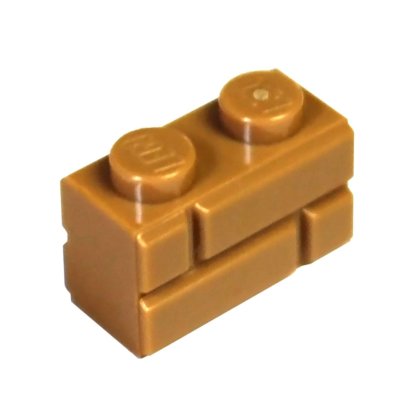 LEGO 1x2 Masonry Profile Bulk Bricks - Sand Orange Acrylonitrile Butadiene Styrene