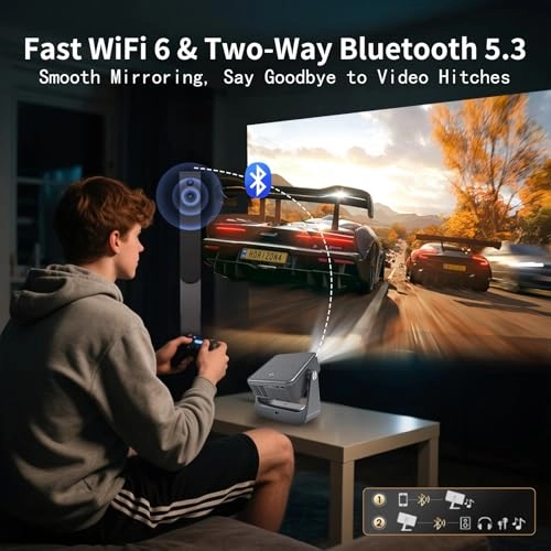 GTV Ecosystem Smart Projector Z9 450ANSI 3840 x 2160