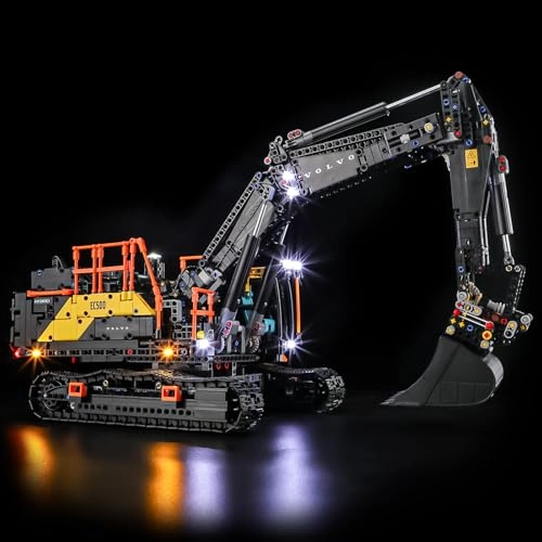 Light Kit for LEGO Technic Volvo EC500 Hybrid Excavator 42215