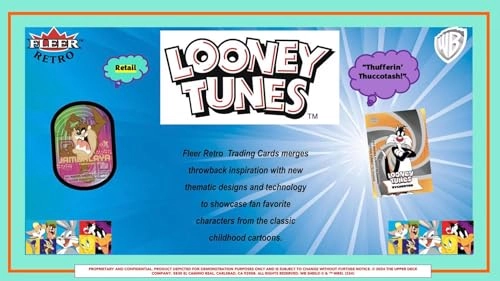 Fleer Retro Looney Tunes 5-Pack Blaster Box - 6 Cards per Pack
