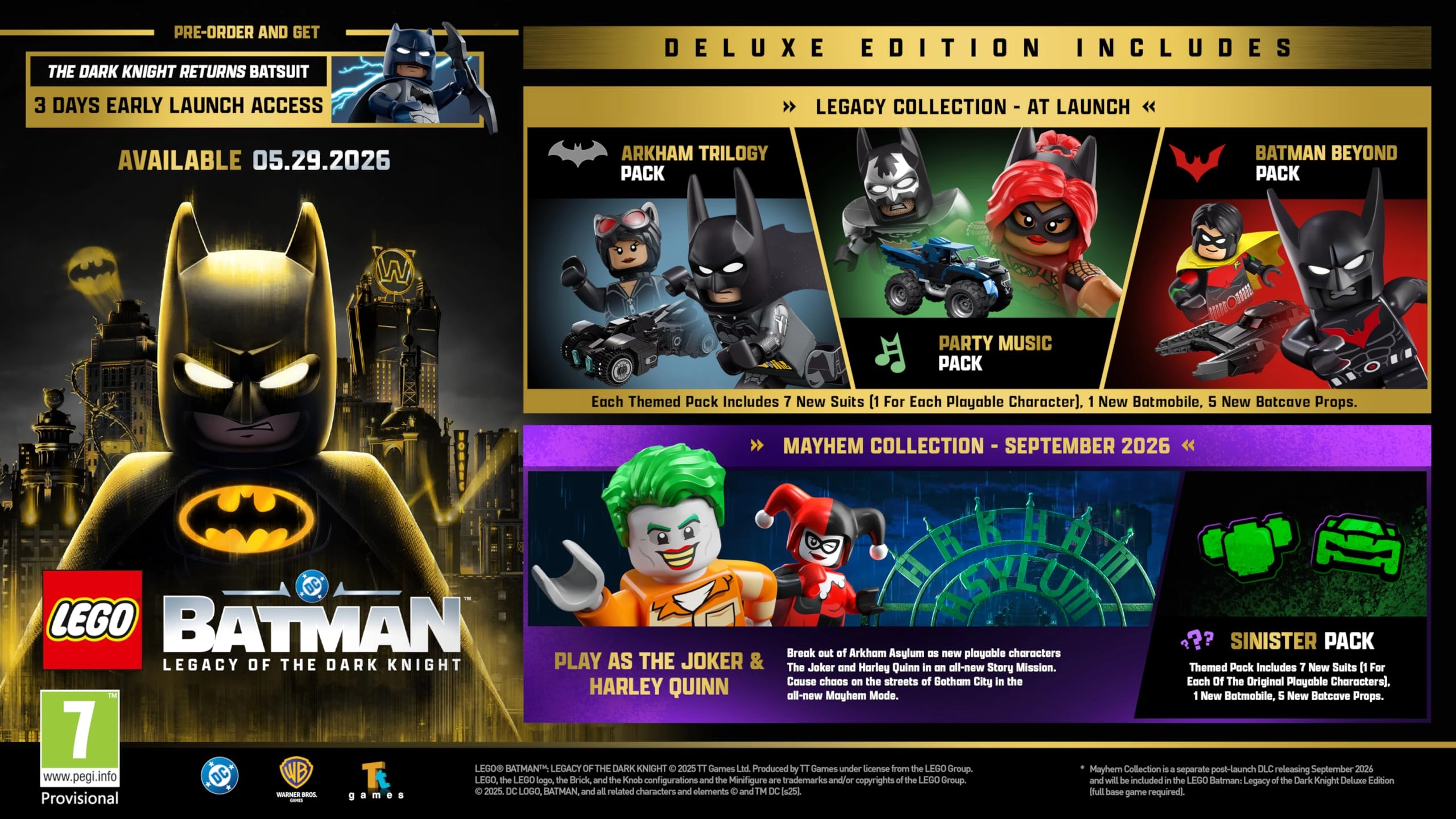 LEGO Batman: Legacy of the Dark Knight [Deluxe Edition] | PS5