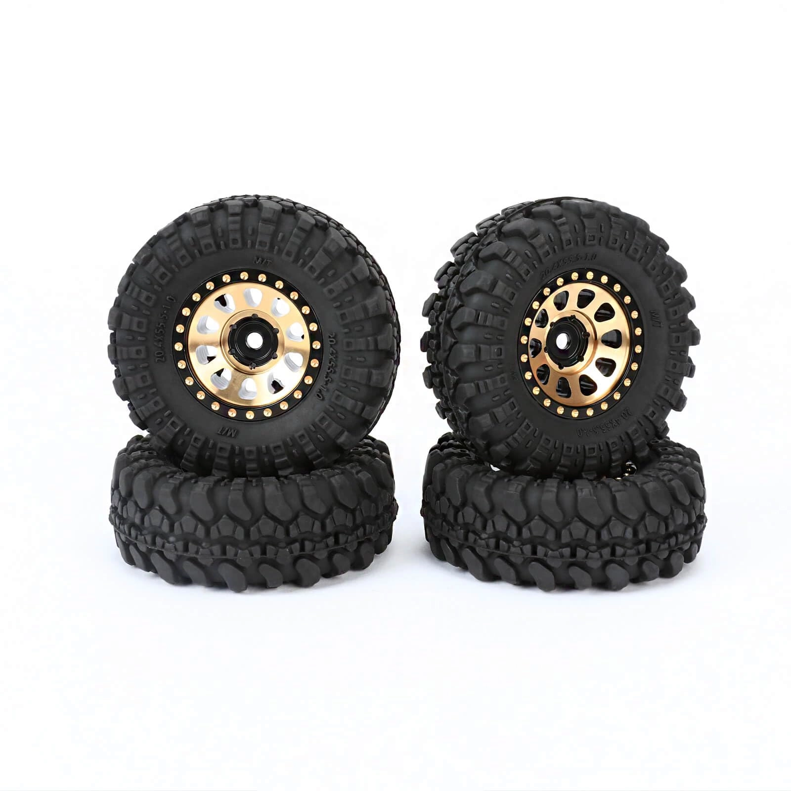 Hex Brass Wheels - 1/24 1/18