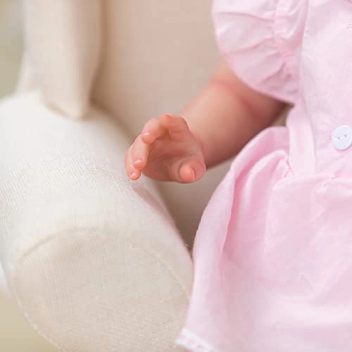 Betty Reborn Baby Doll - 24 Inches Silicone Vinyl Brown Eyes