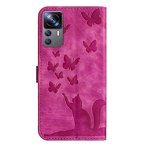 Cute Cat Case Wallet Flip Cover for Xiaomi 12T Pro