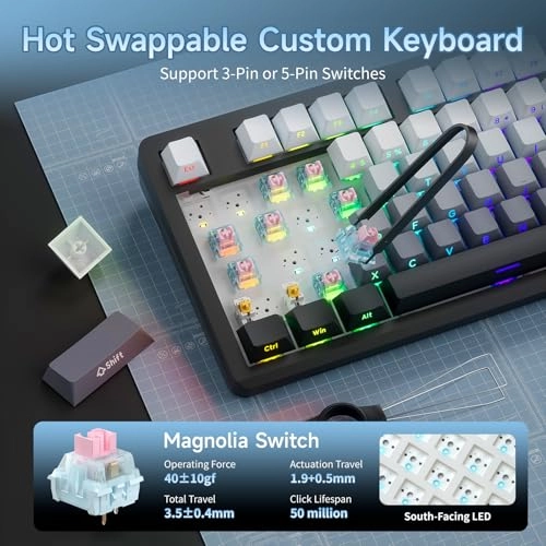 Q87 - QWERTY Wired/Wireless