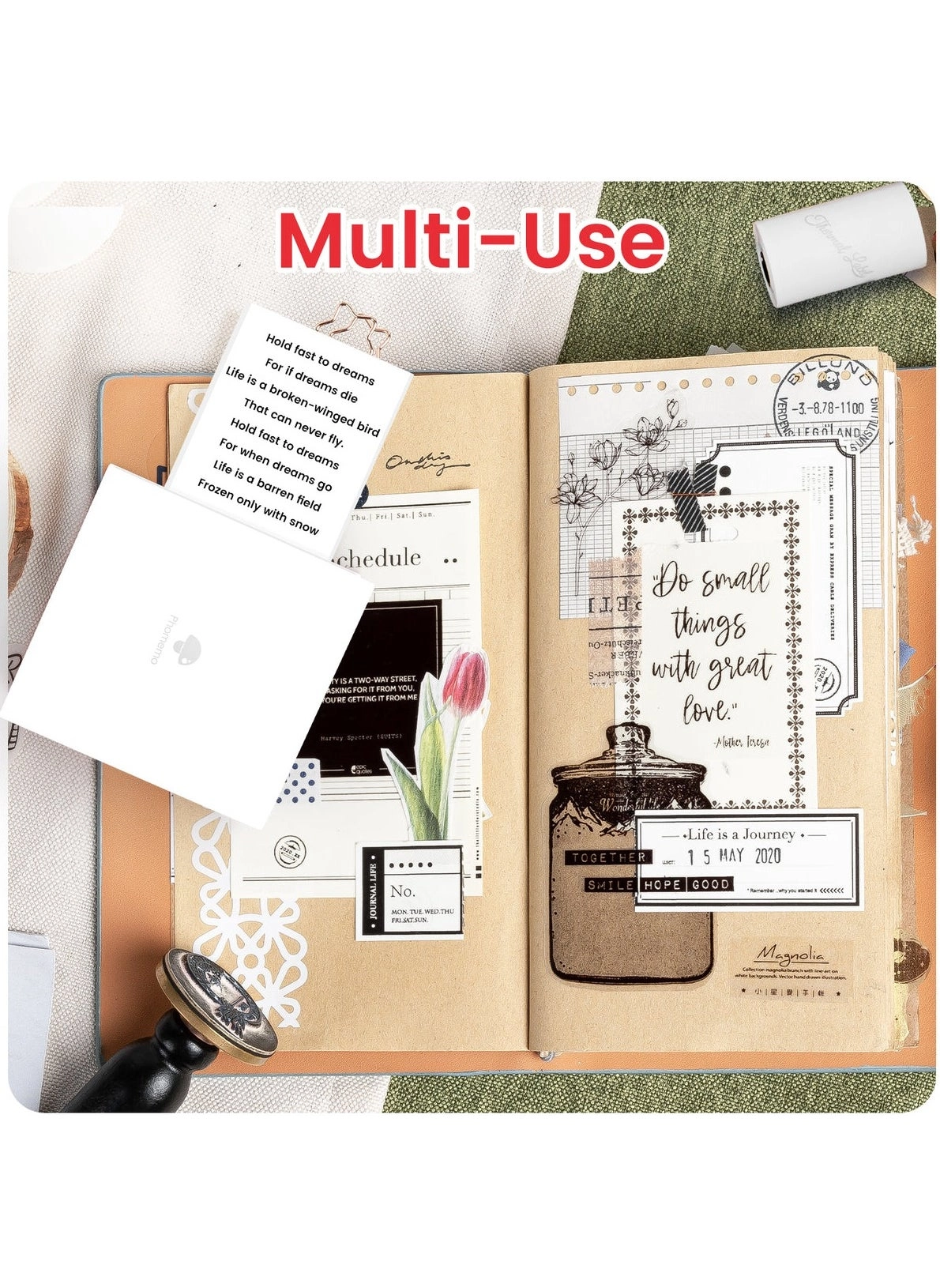 M02 - thermal 50 millimeter + Roll Labels