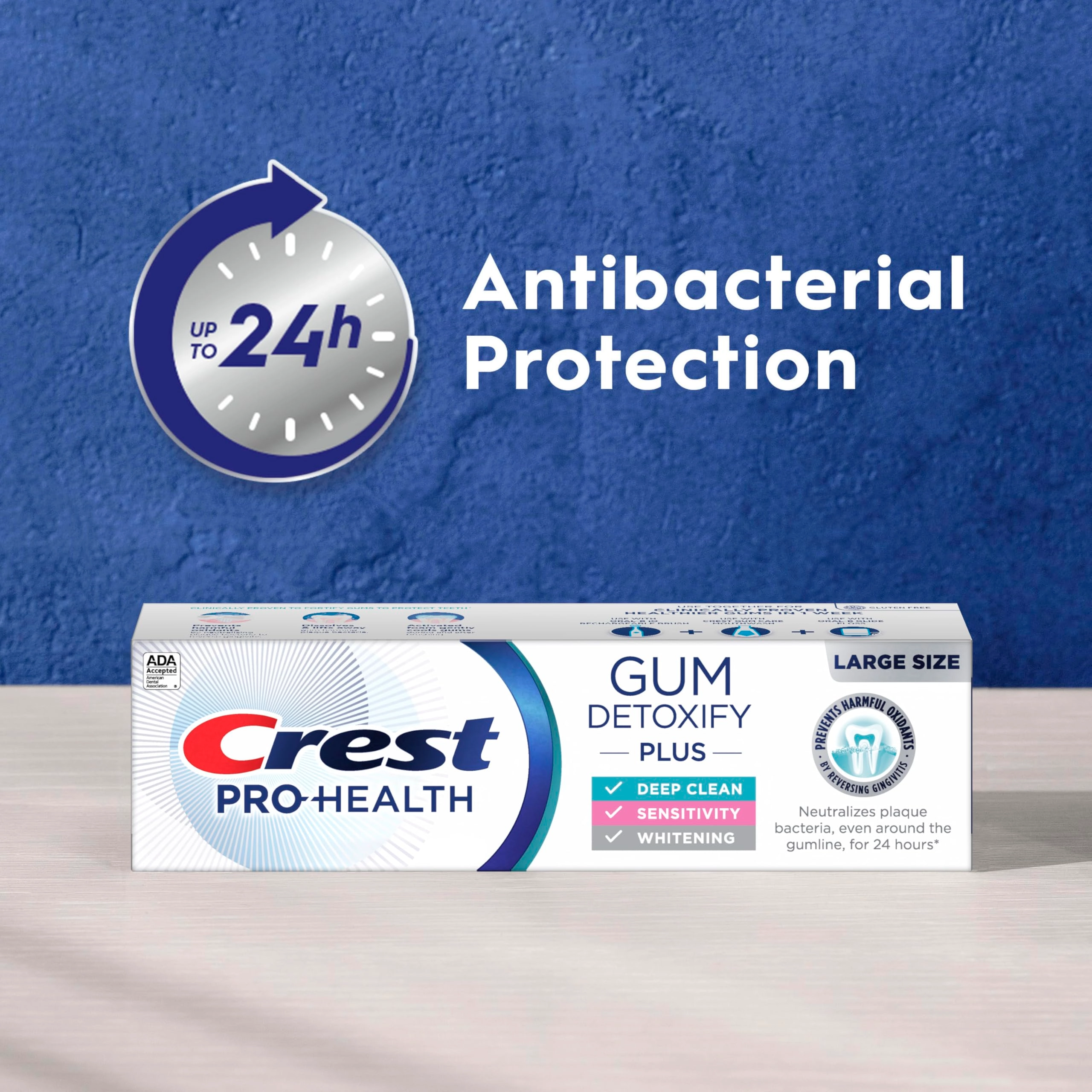 Gum Detoxify Plus Stennous Fluoride Toothpaste Adult 13.5 ounces