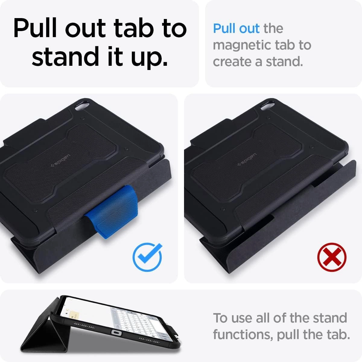 Spigen Folio Case with Pencil Slot for iPad 10th Generation 10.9-inch (2022)