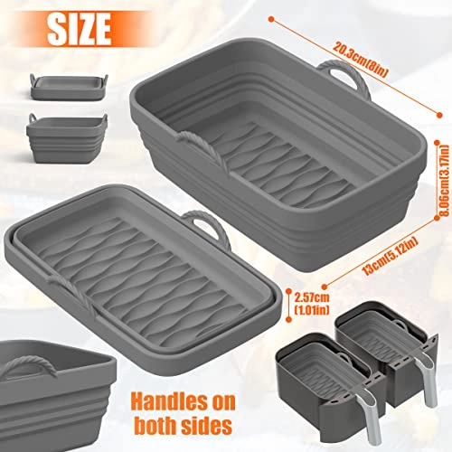 Air Fryer Silicone Liner - Silicone 2 Pcs