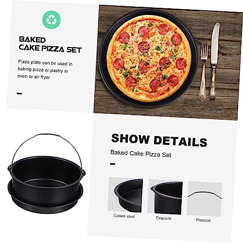 cake basket + pizza plate - Carbon Steel 2pcs