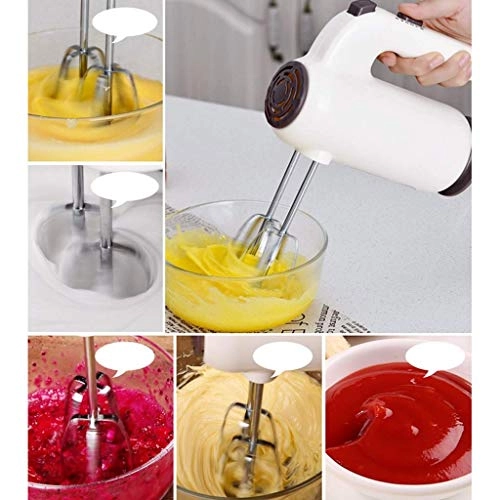 Handheld Electric Egg Beater - High Power 5-speed Turbo