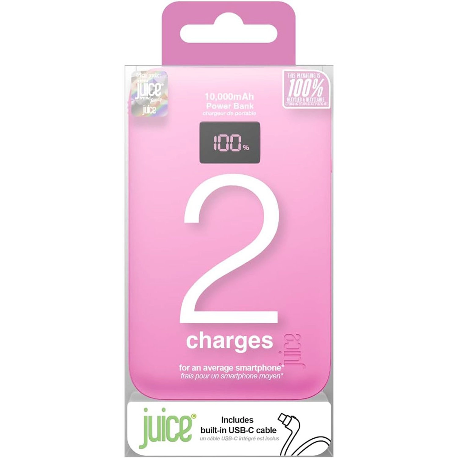 Eco Integrated 2 - 10,000mAh 12W Fast charging 2x USB-C