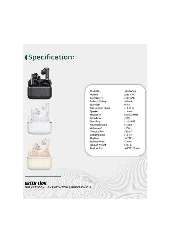 GNRVRTWSWH Wireless Earbud