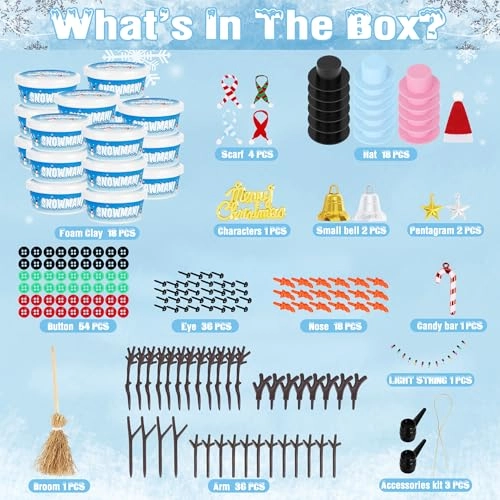 Build a Snowman Kit - 18 Pack