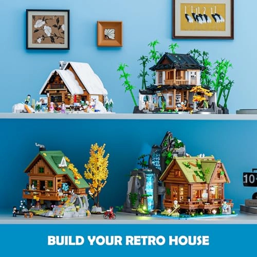 Waterfall Cabin - Retro Wooden LED