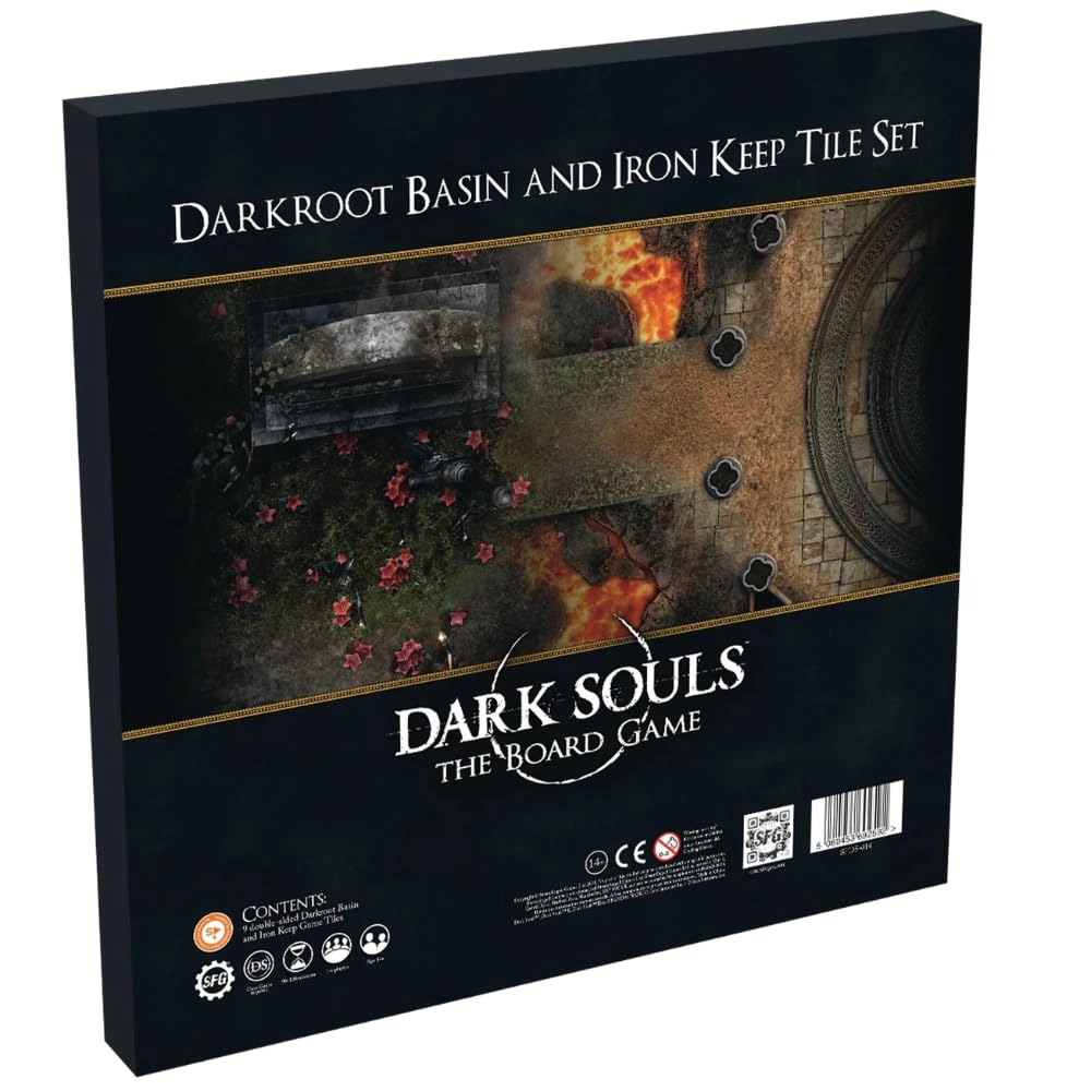 Steamforged Games Dark Souls the Board Game: Darkroot Basin and Iron Keep Tile Set