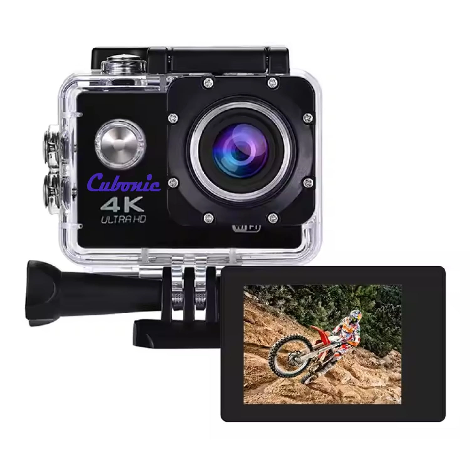 Cubonic India R 1/5 Rajnagar, Ghaziabad, U.P.-201001 Customer Care Whatsapp:-7011410155 4K Action Camera - 4K 30FPS