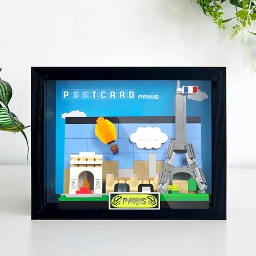 Wall-Mountable Display Board - 22.3 x 7.6 x 17.3 cm Black