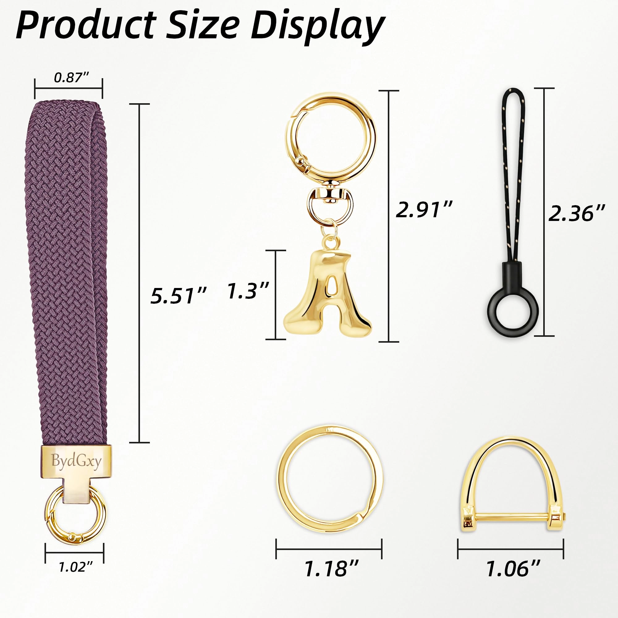 Initial Keychain - Letter