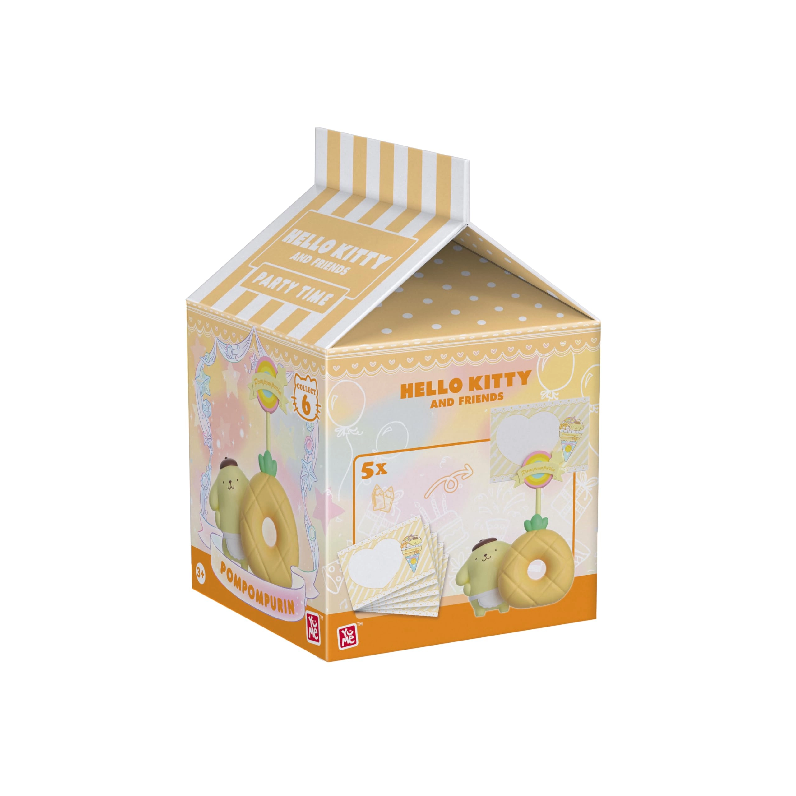 YUME Sanrio Pompompurin Party Time Memo Stand - 1.0 Count Party Time