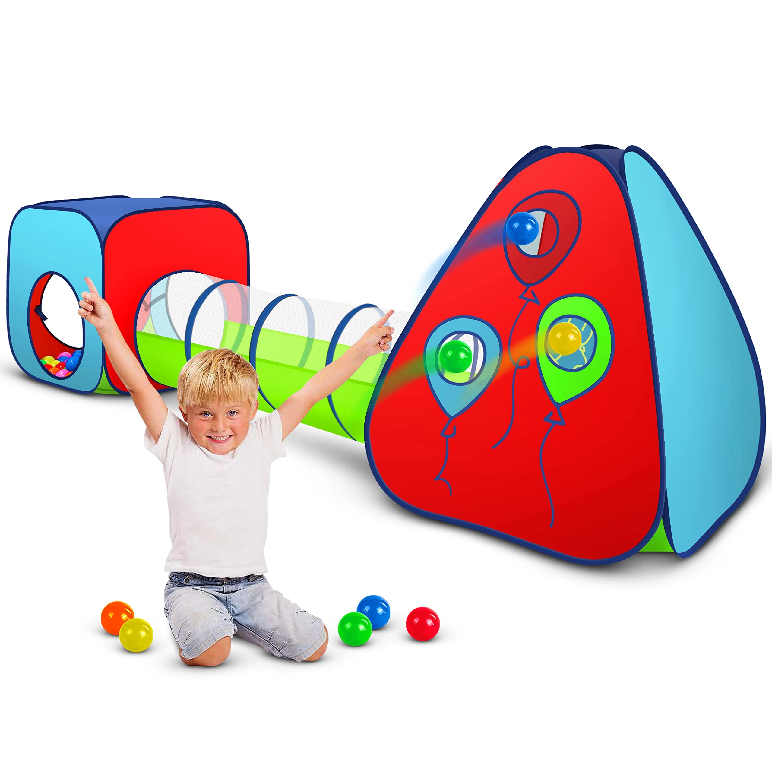 Tunnel and Ball Pit Play Tent