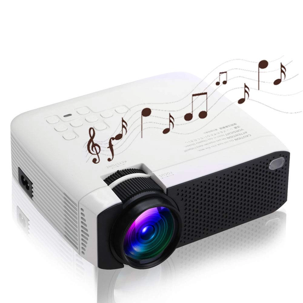 QJJML Mini Video Projector - 5500 Lumens 800 x 480