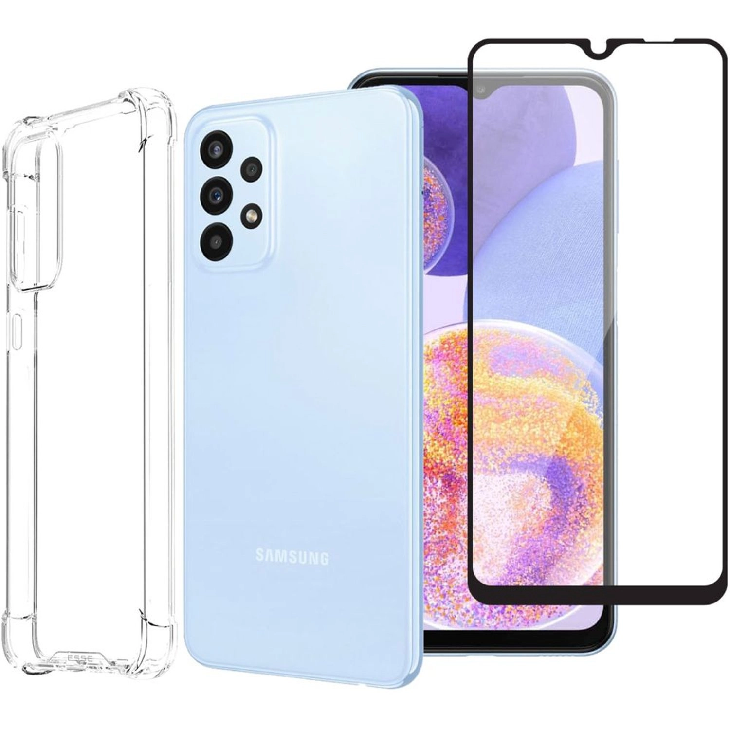 Esse Case - Tempered Glass for Samsung Galaxy A23